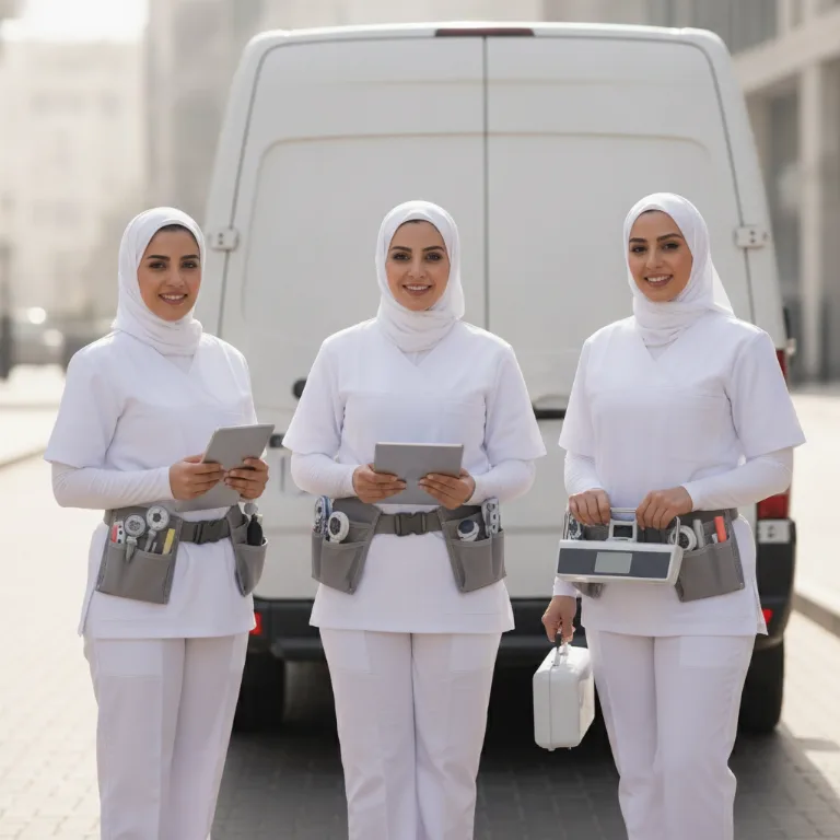 قابلة فريق في مردف